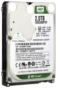 WD начинает поставки экономичных винчестеров для ноутбуков емкостью 2 Тб WD начинает поставки экономичных винчестеров для ноутбуков емкостью 2 Тб