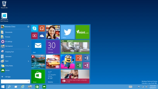 Microsoft выпустила первую обзорную версию универсальной Windows 10 Microsoft выпустила первую обзорную версию универсальной Windows 10