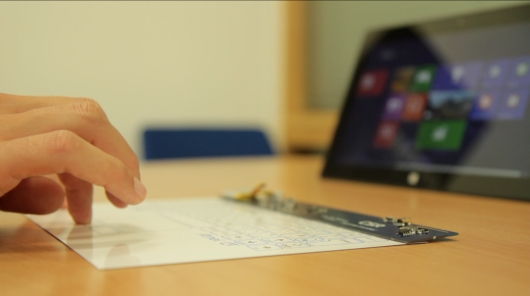 Разработана Bluetooth-клавиатура толщиной 0,5 мм Разработана Bluetooth-клавиатура толщиной 0,5 мм