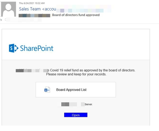 Фишинговая атака нацелена на пользователей DocuSign и SharePoint Фишинговая атака нацелена на пользователей DocuSign и SharePoint