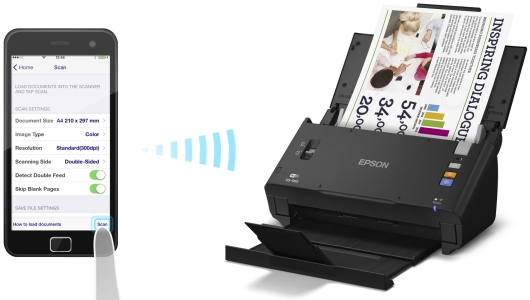 Epson выпустила свой первый беспроводный документ-сканер Epson выпустила свой первый беспроводный документ-сканер