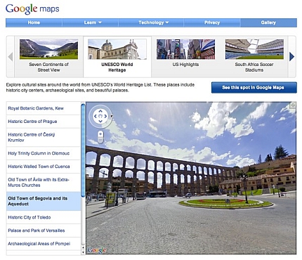 Google создала сайт, посвященный Street View Google создала сайт, посвященный Street View