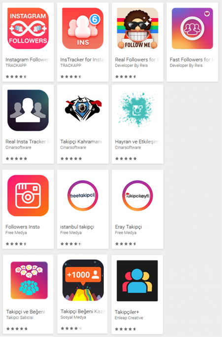 Приложения из Google Play крали пароли Instagram