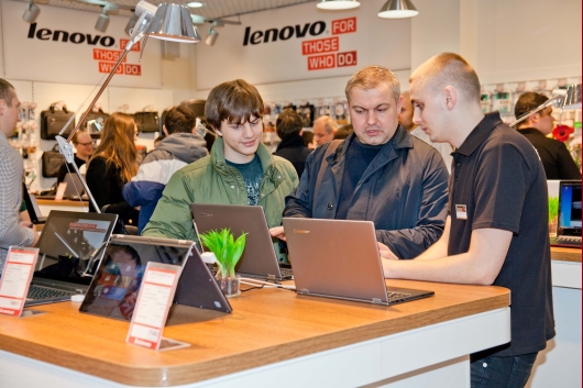 Lenovo открыла в Киеве первый монобрендовый магазин в Восточной Европе