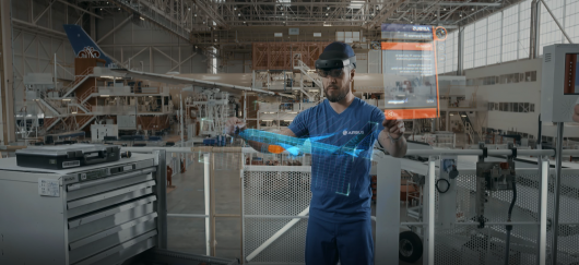 Смешанная реальность Microsoft помогает Airbus повысить эффективность производства