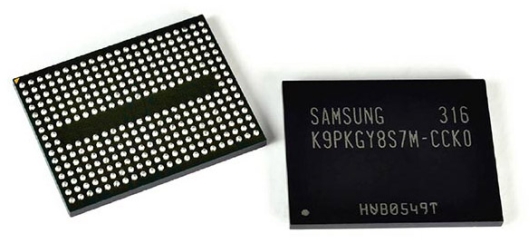 Samsung приступила к массовому производству 3D V-NAND
