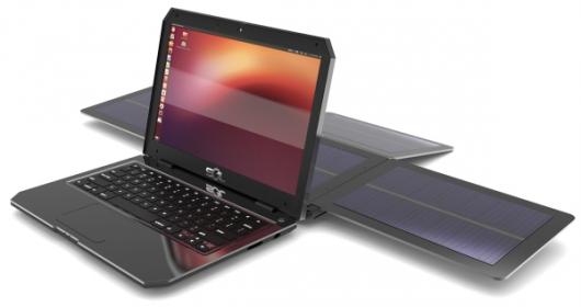 Ноутбук SOL на Ubuntu оборудуют солнечными батареями