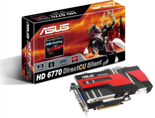 ASUS выпускает видеокарту на чипе AMD Radeon HD 6770 с пассивным охлаждением