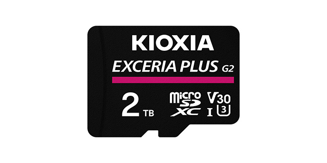 Kioxia випустила карту пам'яті microSDXC об'ємом 2 ТБ