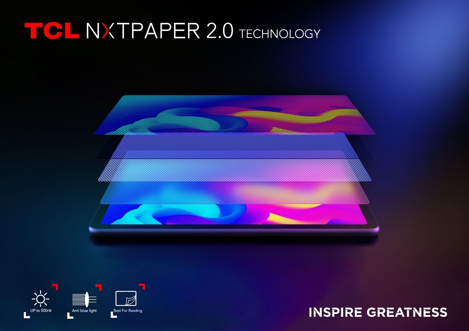 TCL представила нове покоління технології NXTPAPER та планшети на її основі