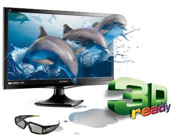 ViewSonic выпустила 3D-мониторы с использованием разных технологий формирования стереоизображений ViewSonic выпустила 3D-мониторы с использованием разных технологий формирования стереоизображений