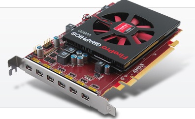 AMD FirePro W600 - профессиональныая графическая карта с шестью видеовыходами AMD FirePro W600 - профессиональныая графическая карта с шестью видеовыходами