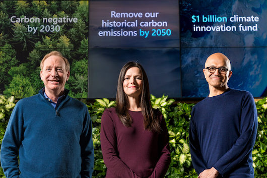 Microsoft инвестирует 1 млрд. долл. в развитие климатических инноваций Microsoft инвестирует 1 млрд. долл. в развитие климатических инноваций