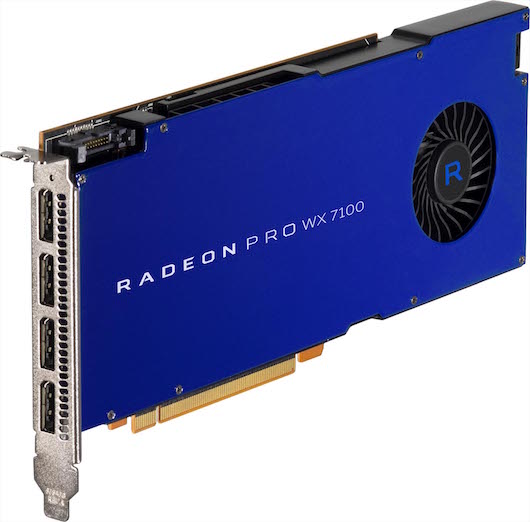 AMD представила видеокарты Radeon Pro WX