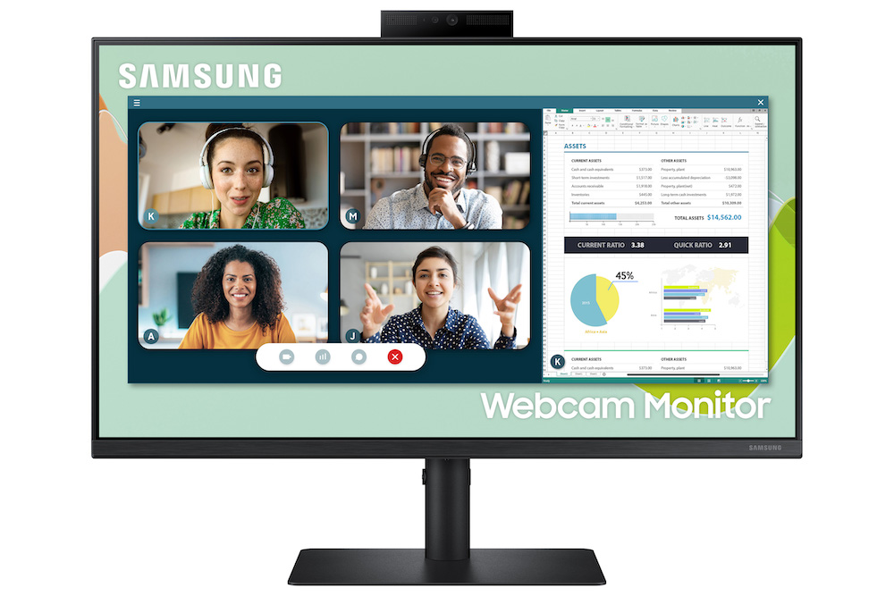Samsung представила дисплей со встроенной веб-камерой FullHD