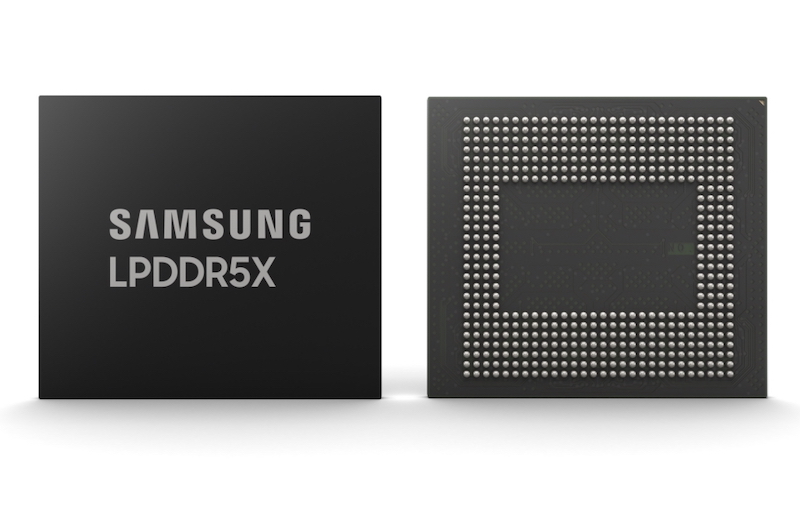 Samsung разработала первую в отрасли память LPDDR5X DRAM 