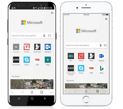 Microsoft выпускает браузер Edge для iOS и Android
