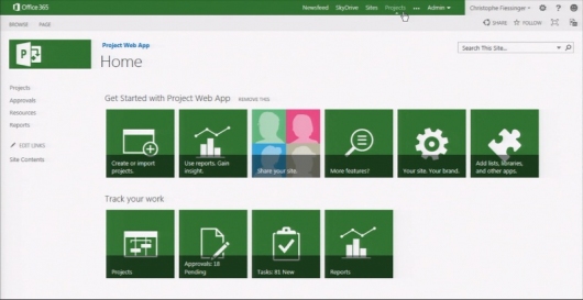 Project Online – новый компонент Office 365 Project Online – новый компонент Office 365
