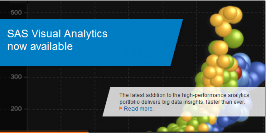 SAS Visual Analytics поможет организовать и визуализировать «большие данные»
