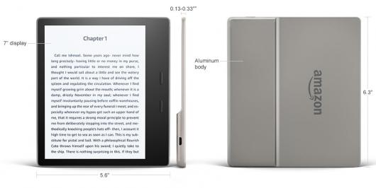 Amazon выпустила первый водонепроницаемый Kindle