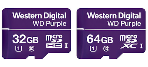 Western Digital представила карту памяти Purple microSD для систем видеонаблюдения