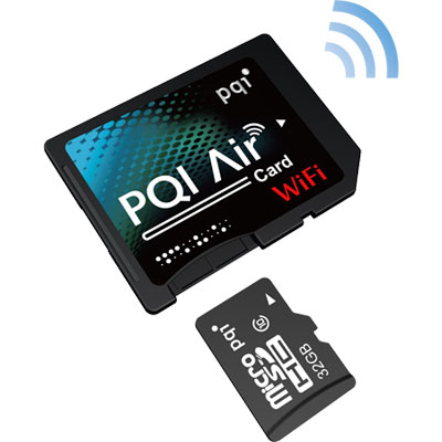 SD-карты PQI Air Card оснащены Wi-Fi