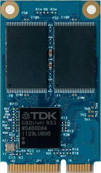TDK выпустила флэш-диск стандарта mSATA 3 Гб/с, пригодный для промышленных приложений