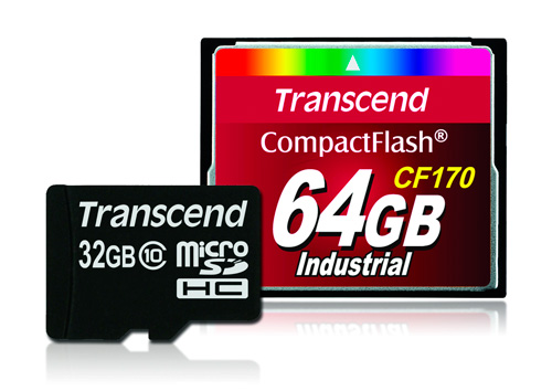 Transcend выпустила новые индустриальные карты памяти microSDHC и CompactFlash