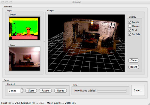 Kinect получил функции 3D-сканера