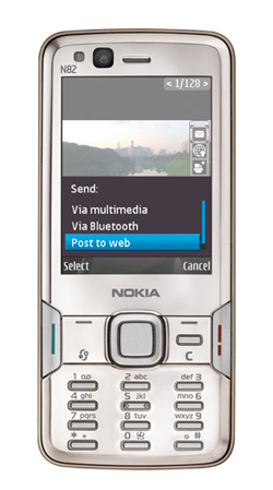 Nokia заявила о прорыве в области камерофонов, представив Nokia N82