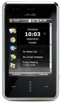 Mio выпускает двусторонний смартфон и цифровую камеру с функцией GPS Mio выпускает двусторонний смартфон и цифровую камеру с функцией GPS