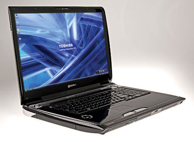 Toshiba дополнила линейку Qosmio первыми ноутбуками c Quad Core HD Processor, 18,2-дюймовым ЖК-дисплеем и GPS