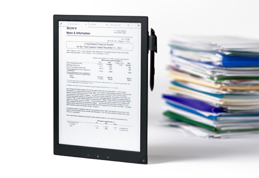 13,3-дюймовый е-ридер Sony Digital Paper будет доступен за $1100