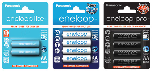 Panasonic продвигает аккумуляторы Eneloop