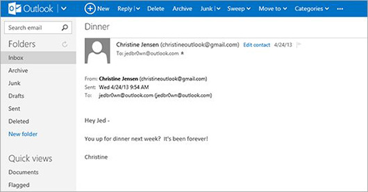 Миграция с Hotmail.com на Outlook.com завершена Миграция с Hotmail.com на Outlook.com завершена