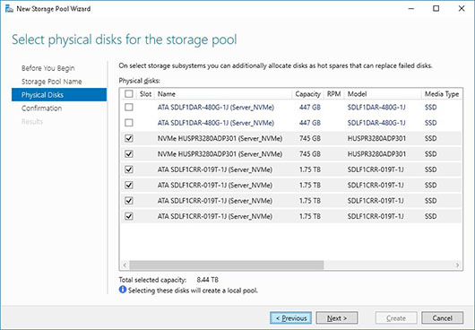 Производительное хранение средствами Windows Server 2016