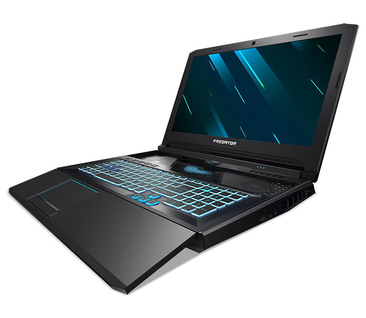 Игровой ноутбук Acer Predator Helios 700 оснащен сдвижной клавиатурой