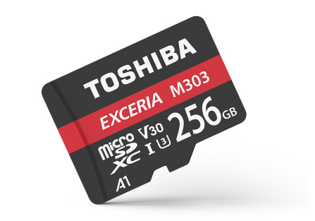 Toshiba аноснировала высокоскоростные карты microSDXC Exceria 256 ГБ
