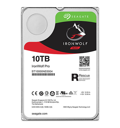 Seagate выпустила жесткий диск IronWolf Pro объемом 10 ТБ