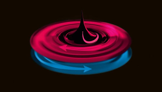 Излучателем нанометровых спиновых волн стал магнитный вихрь