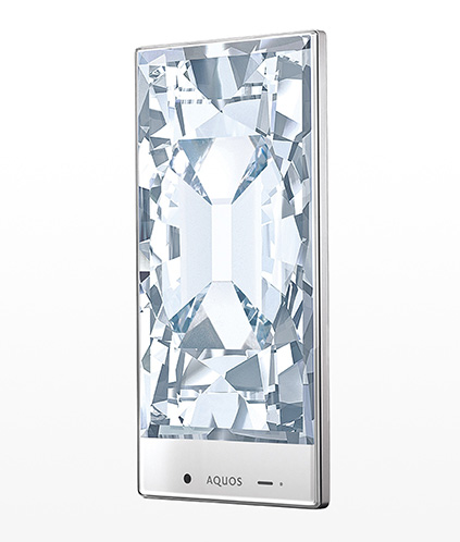 Sharp анонсировала практически безрамочный смартфон Aquos Crystal