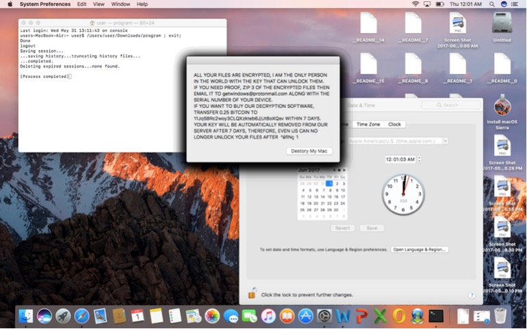 Сервисы ransomware теперь предлагаются и для macOS