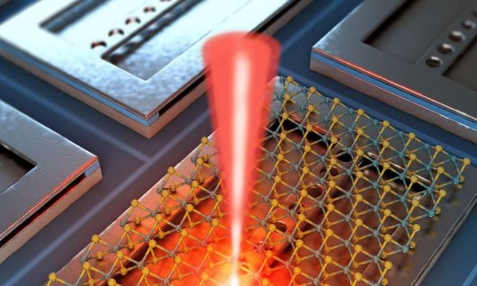 Монослойный нанолазер впервые смог работать без охлаждения