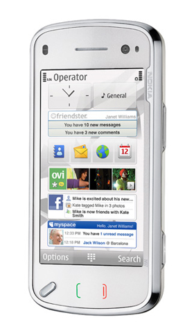 Nokia N97 - еще один конкурент iPhone, но с QWERTY-клавиатурой