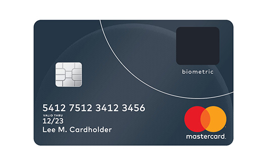 Mastercard представила банковскую карту с биометрической защитой