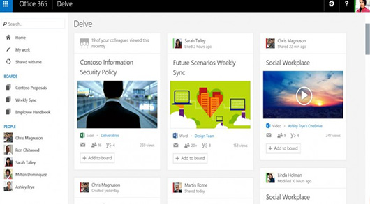 Delve: новый подход к работе с информацией в Office 365 Delve: новый подход к работе с информацией в Office 365