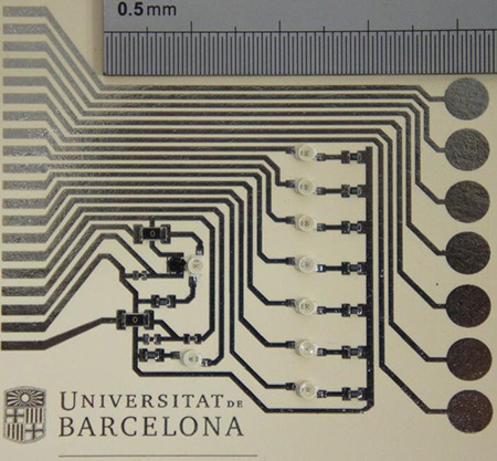 Испанские инженеры распечатали и спаяли схемы на струйном принтере