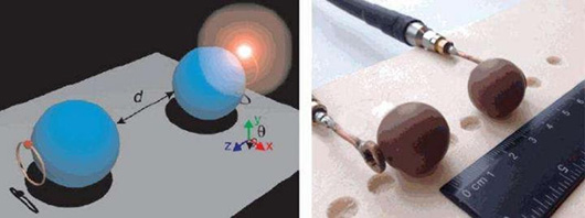 Для беспроводного питания использован квадрупольный магнитный резонанс Для беспроводного питания использован квадрупольный магнитный резонанс
