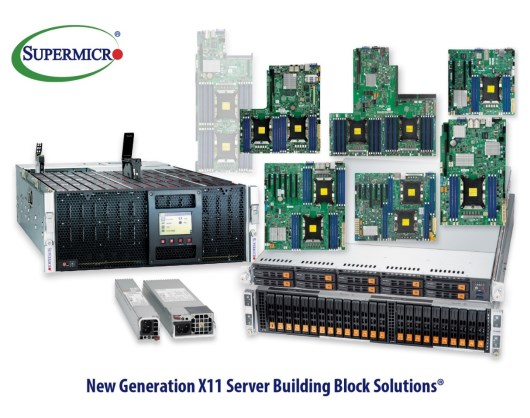 Supermicro выпустила X11 Server Building Block Solutions для Intel Xeon Scalable