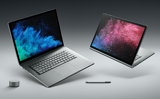 Surface Book 2 получил чипы Intel Core восьмого поколения и работает до 17 часов